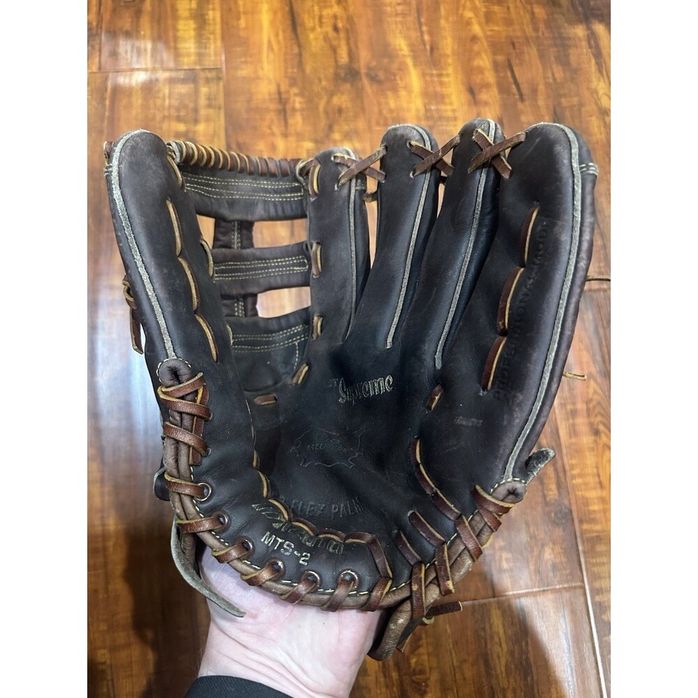 Mizuno MTS-2 Super Flex Palm Dark Brown Leather RHT Baseball Mitt Glove